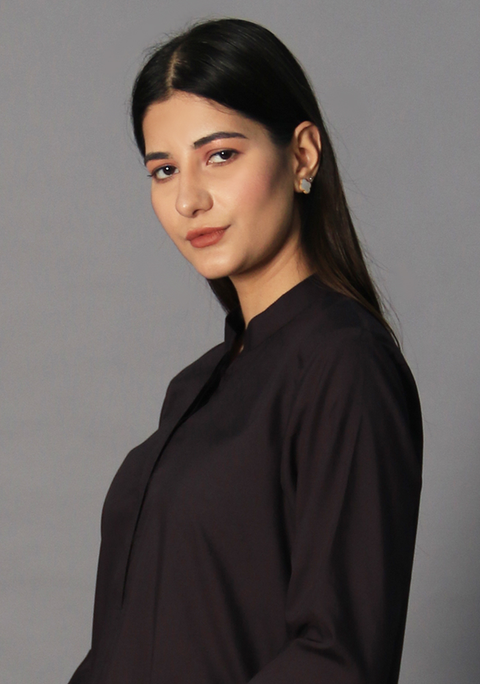 Poly Viscose Seal Brown Tej Fit Suit