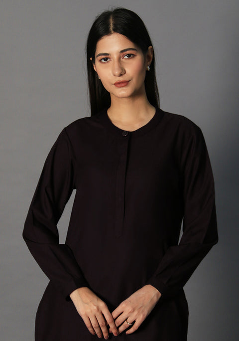 Poly Viscose After Dark Tej Fit Suit